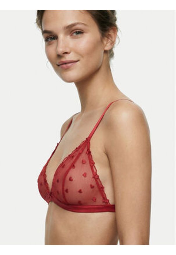 Guess Biustonosz braletka O6RC04 KC600 Czerwony. Kolor: czerwony. Materiał: syntetyk