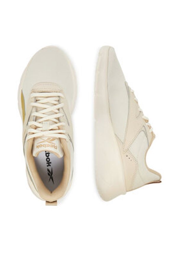 Reebok Sneakersy RIDER V 100241112 Beżowy. Kolor: beżowy. Materiał: materiał