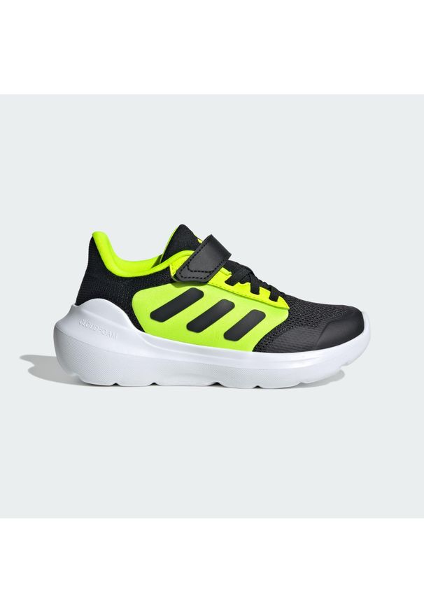 Adidas - Dziecięce buty Tensaur Run 2.0. Okazja: na uczelnię, na co dzień. Kolor: czarny, wielokolorowy, żółty. Materiał: materiał. Sport: bieganie