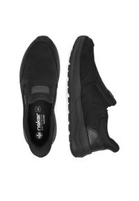 Rieker Sneakersy 06052-00 Czarny. Kolor: czarny. Materiał: nubuk, skóra #6