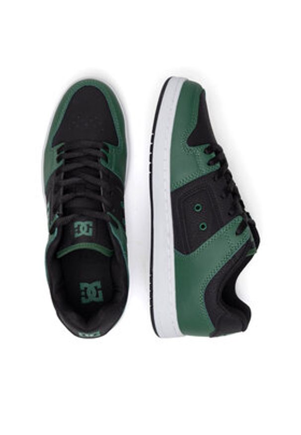 DC Sneakersy MANTECA 4 ADYS100765-BFS Zielony. Kolor: zielony. Materiał: skóra