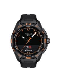 Zegarek Męski TISSOT Connect Solar T-TOUCH T121.420.47.051.04. Rodzaj zegarka: cyfrowe. Materiał: koronka. Styl: casual, klasyczny, sportowy