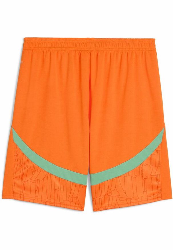 Puma - Męskie szorty Wybrzeże Kości Słoniowej 2025 PUMA Rickie Orange Jade Frost Green. Kolor: żółty, pomarańczowy, wielokolorowy, zielony