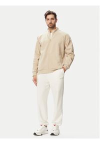 Guess Bluza Z6YQ18 K4964 Beżowy Regular Fit. Kolor: beżowy. Materiał: bawełna #3