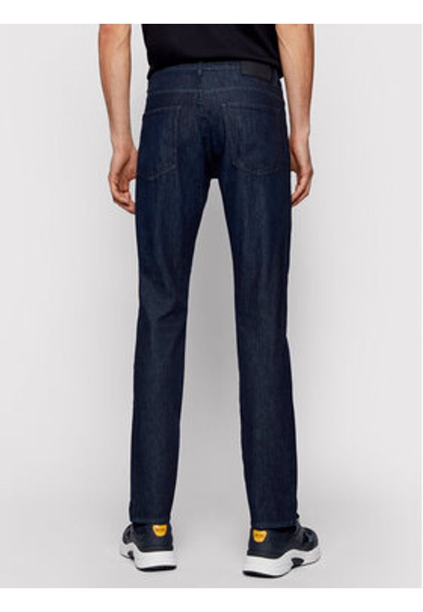 BOSS - Boss Jeansy Delaware3-1 50449701 Granatowy Slim Fit. Kolor: niebieski