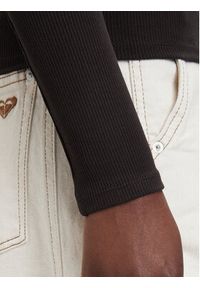 Guess Bluzka V4BP07 K8RT2 Brązowy ciemny Slim Fit. Kolor: brązowy. Materiał: wiskoza #5