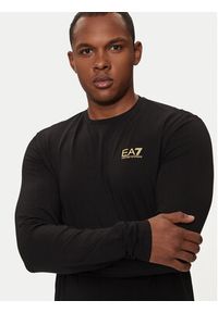 EA7 Emporio Armani Longsleeve 8NPT28 PJVQZ 0208 Czarny Regular Fit. Kolor: czarny. Materiał: bawełna. Długość rękawa: długi rękaw #3