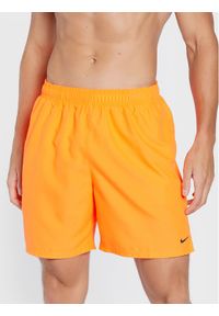 Nike Szorty kąpielowe Essential Volley NESSA559 Pomarańczowy Regular Fit. Kolor: pomarańczowy. Materiał: syntetyk