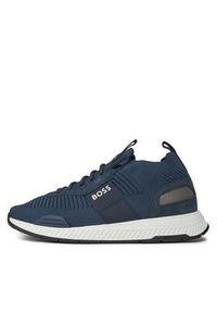 BOSS - Boss Sneakersy Titanium Runn 50498245 Niebieski. Kolor: niebieski
