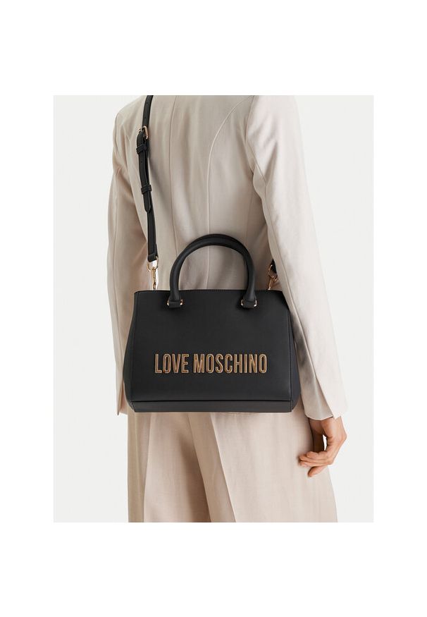 Love Moschino - Torebka LOVE MOSCHINO. Kolor: czarny