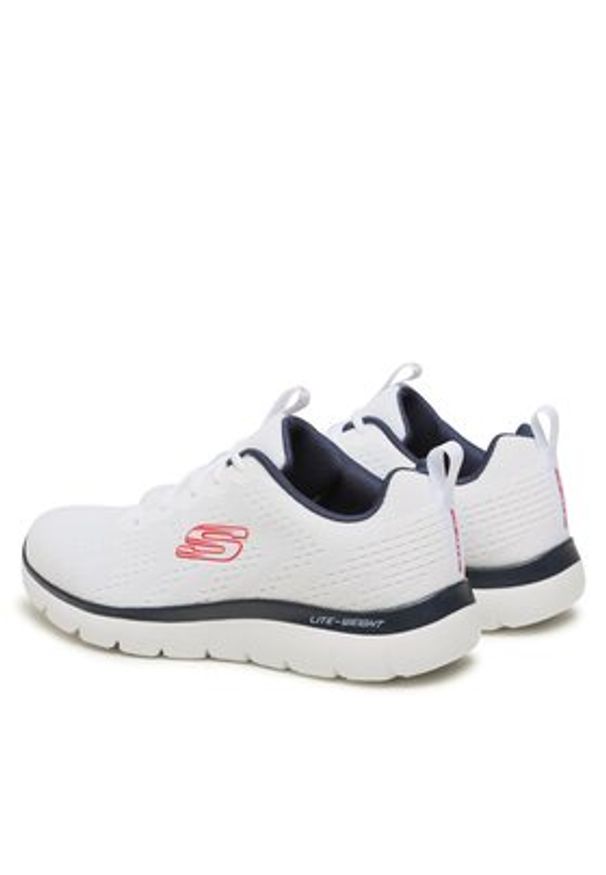 skechers - Skechers Sneakersy Summits Torre 232395/WNV Biały. Kolor: biały. Materiał: materiał