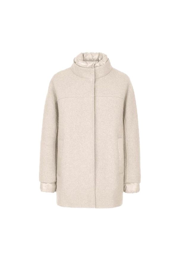 Geox - Kurtka GEOX T3275 W KLEOPY Nago. Kolor: beżowy. Materiał: tkanina