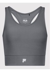 Fila Biustonosz sportowy Cariati FAW0080 Szary. Kolor: szary. Materiał: syntetyk