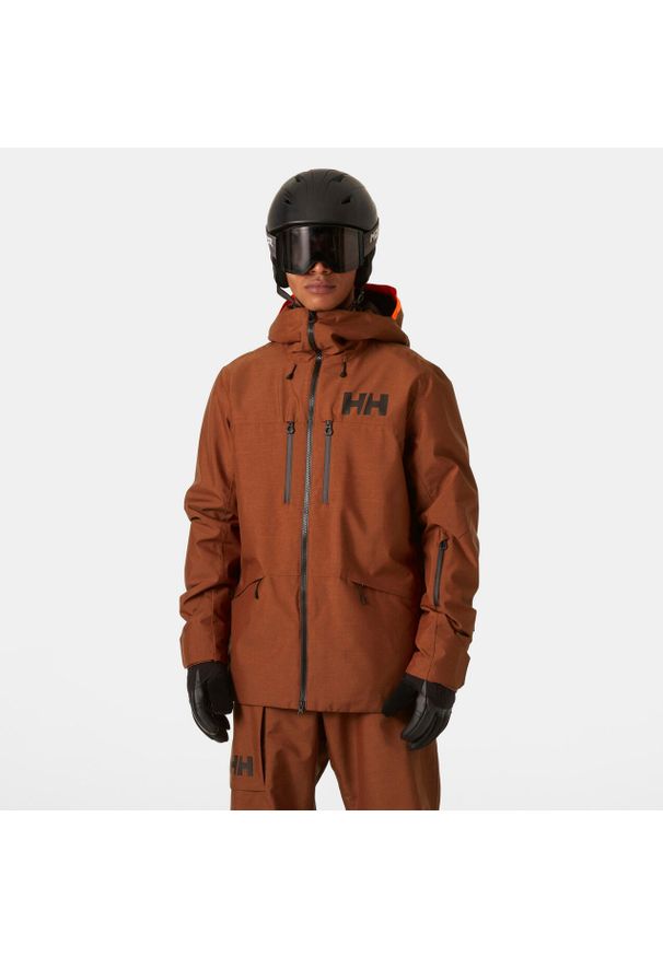Kurtka narciarska Helly Hansen Garibaldi 2.0. Kolor: pomarańczowy. Sezon: zima. Sport: narciarstwo
