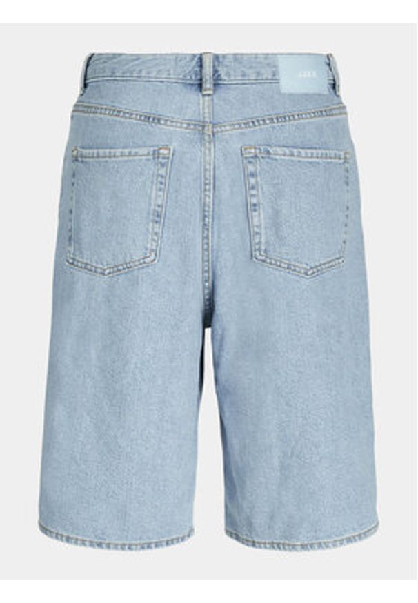 JJXX Szorty jeansowe Eda 12253067 Niebieski Wide Leg. Kolor: niebieski. Materiał: bawełna