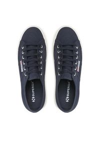 Superga Tenisówki 2740 Platform S21384W Granatowy. Kolor: niebieski. Materiał: materiał. Obcas: na platformie #3