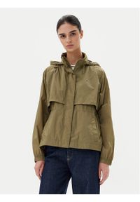 TOMMY HILFIGER - Tommy Hilfiger Wiatrówka WW0WW46444 Khaki Relaxed Fit. Kolor: brązowy. Materiał: syntetyk