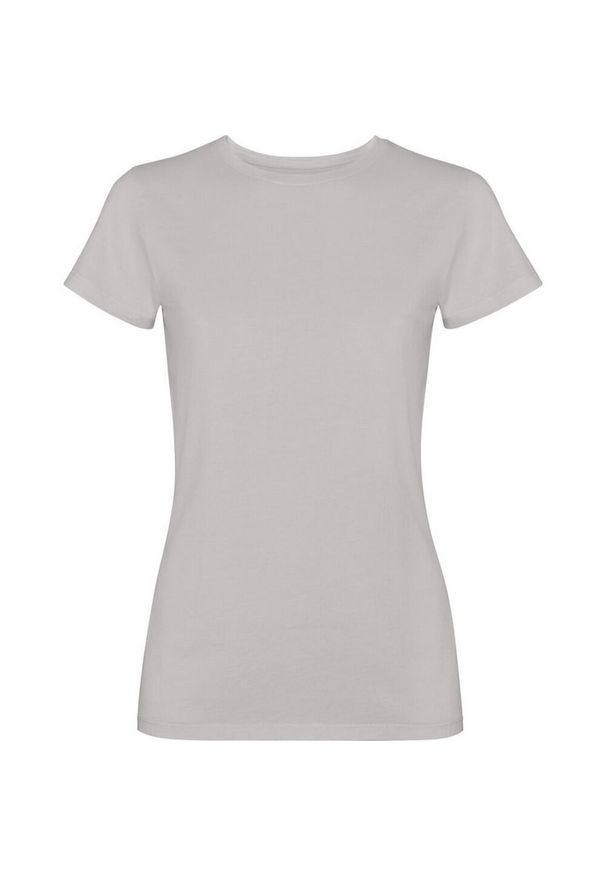 ROLY - T-shirt Damski Z Krótkim Rękawem Fiyi. Kolor: szary. Długość rękawa: krótki rękaw. Długość: krótkie. Sport: turystyka piesza