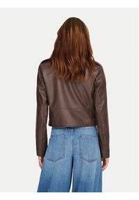 only - ONLY Kurtka z imitacji skóry Carmen 15361396 Brązowy Regular Fit. Typ kołnierza: typu carmen. Kolor: brązowy. Materiał: skóra #3