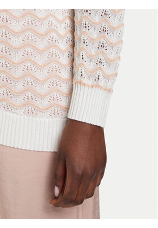 Fracomina Kardigan FS26ST8004K41501 Beżowy jasny Regular Fit. Kolor: beżowy. Materiał: lyocell