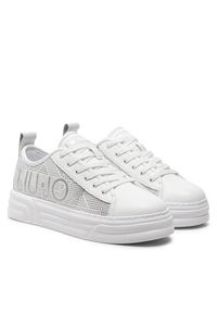Liu Jo Sneakersy Cleo BF4031 P0102 Biały. Kolor: biały. Materiał: skóra