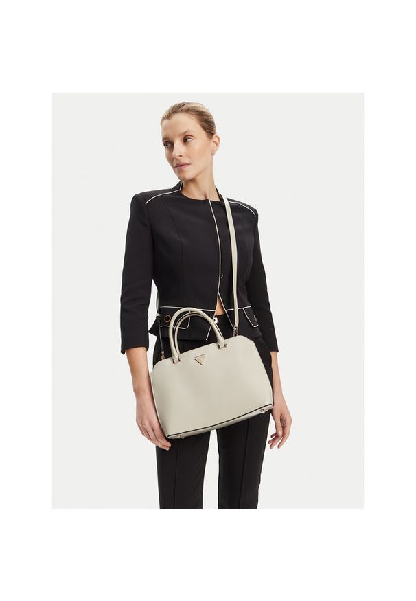 Torebka Guess. Kolor: kremowy