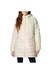 columbia - Kurtka COLUMBIA POWDER LITE II MID JACKET Beżowy. Kolor: beżowy. Materiał: syntetyk