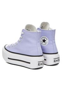 Converse Trampki Chuck Taylor All Star Lift Double Stack A15206C Fioletowy. Kolor: fioletowy. Materiał: materiał #3
