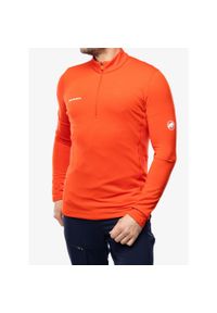 Bluza bez kaptura męska Mammut Aenergy ML Half Zip Pull. Typ kołnierza: bez kaptura. Kolor: czerwony