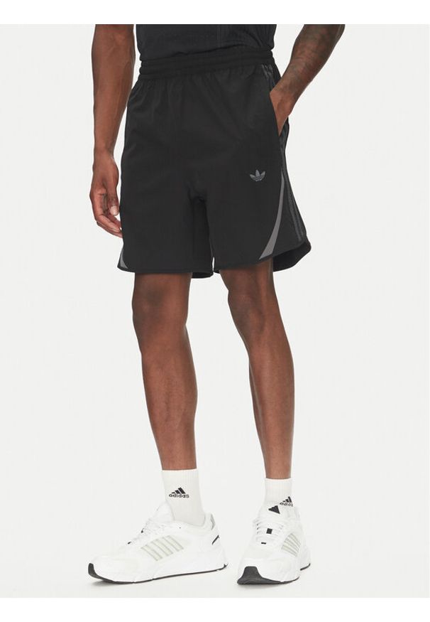 Adidas - adidas Szorty sportowe Fashion Cutline JD0053 Czarny Regular Fit. Kolor: czarny. Materiał: syntetyk. Styl: sportowy