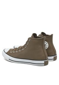 Converse Trampki Chuck Taylor All Star Faux Leather Hi A09482C 216 Brązowy. Kolor: brązowy. Materiał: materiał