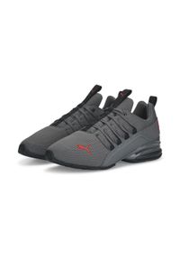 Puma - Buty do biegania męskie PUMA Axelion Refresh. Zapięcie: sznurówki. Kolor: wielokolorowy, czarny, szary. Szerokość cholewki: normalna