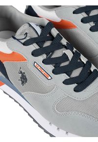 U.S. Polo Assn. Sneakersy "Buzzy 001" | Buzzy001 | Mężczyzna | Niebieski, Szary. Kolor: niebieski, wielokolorowy, szary. Materiał: materiał, skóra ekologiczna. Wzór: nadruk, aplikacja #3