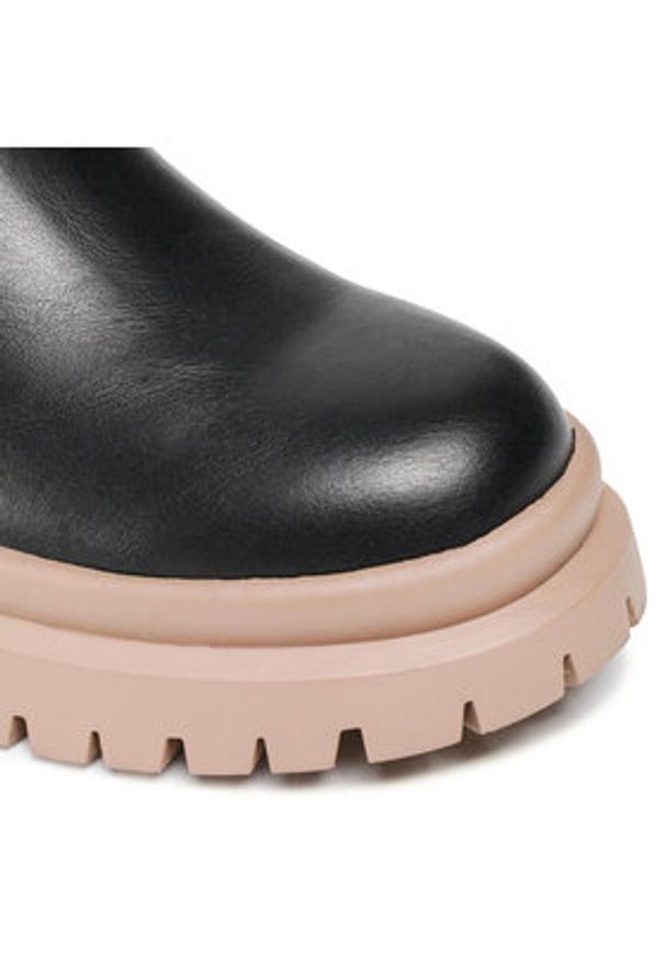 Jenny Fairy Botki WS5795-20 Czarny. Kolor: czarny. Materiał: skóra