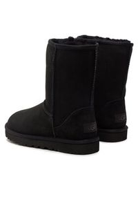 Ugg Śniegowce W Classic Short II 1016223 Czarny. Kolor: czarny. Materiał: skóra