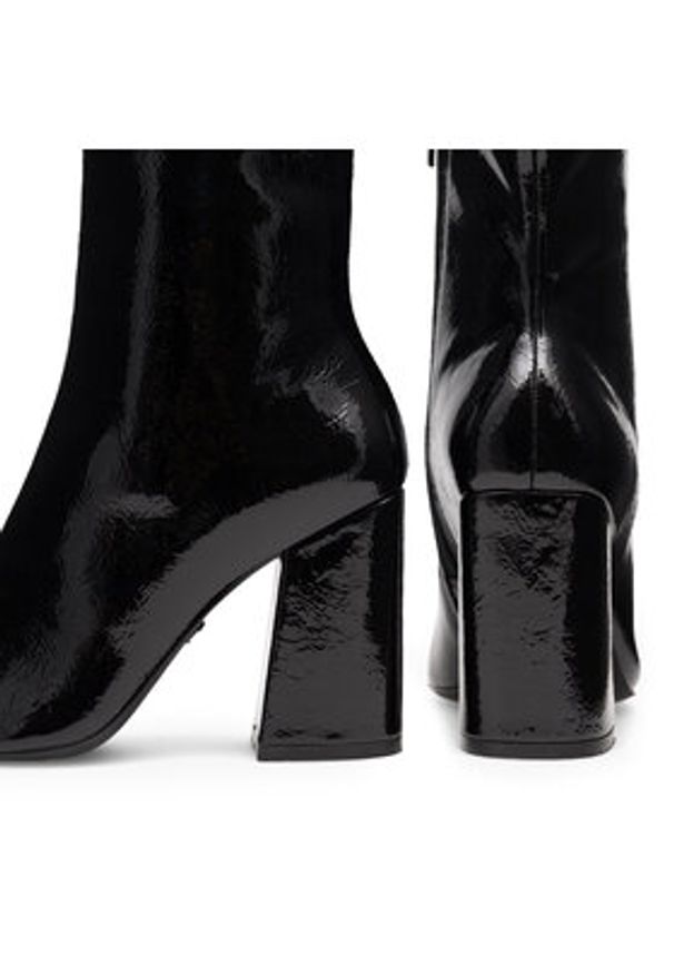 Nine West Botki SAAMEN SJ1453-1 Czarny. Kolor: czarny. Materiał: materiał