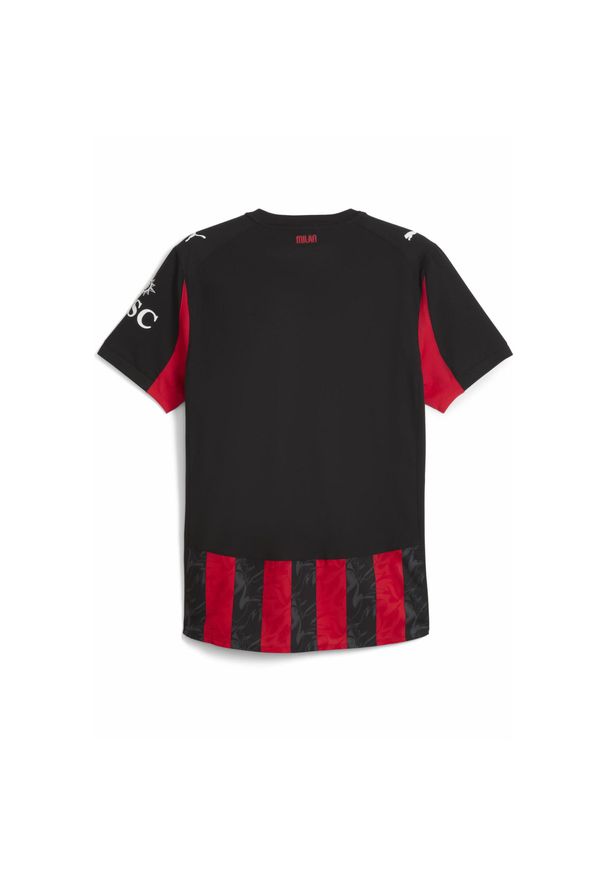 Puma - Męska autentyczna koszulka domowa AC Milan 25/26 PUMA For All Time Red Black. Kolor: czerwony, wielokolorowy, czarny