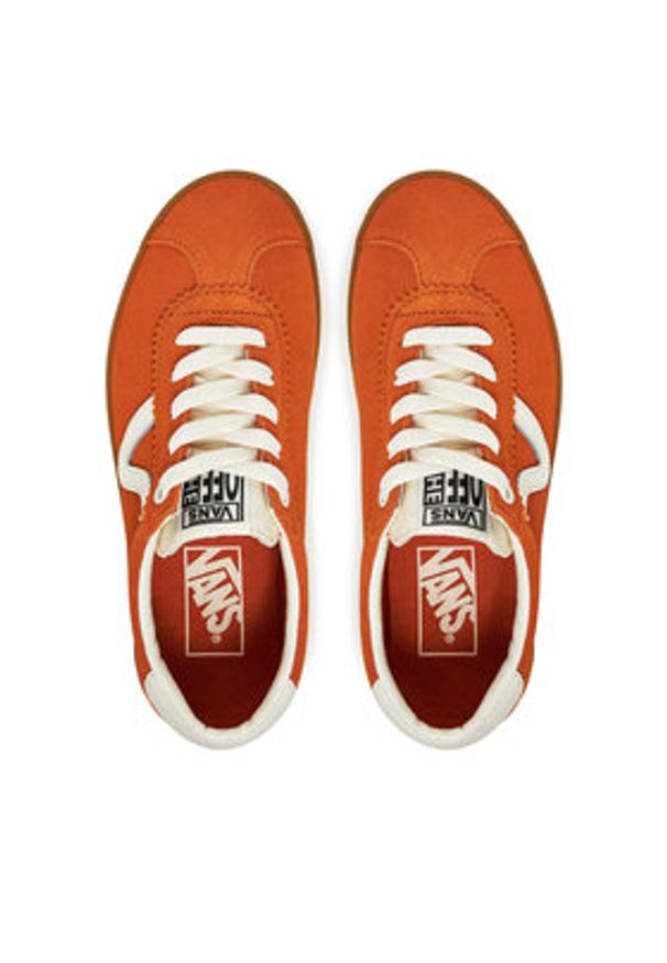 Vans Tenisówki Sport Low VN000CQR52K1 Pomarańczowy. Kolor: pomarańczowy. Materiał: zamsz, skóra. Styl: sportowy