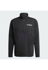 Adidas - Koszulka Terrex Multi Climacool 1/2 Zip Long Sleeve. Kolor: biały, wielokolorowy, czarny. Długość rękawa: długi rękaw. Technologia: ClimaCool (Adidas). Sport: turystyka piesza #1