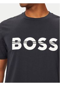 BOSS - Boss T-Shirt 50525208 Granatowy Regular Fit. Kolor: niebieski. Materiał: bawełna