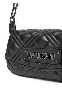 Love Moschino - LOVE MOSCHINO Torebka JC4372PP0LLA000A Czarny. Kolor: czarny. Materiał: skórzane