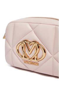 Love Moschino - LOVE MOSCHINO Torebka JC4038PP1MLC0601 Różowy. Kolor: różowy. Materiał: skórzane #4