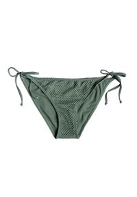 Dół od bikini Roxy Garden Summer. Kolor: zielony. Materiał: elastan, poliamid