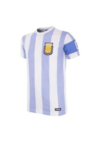 COPA FOOTBALL - Koszulka dla dorosłych - Argentina Capitano - Biała. Kolor: biały. Sport: piłka nożna