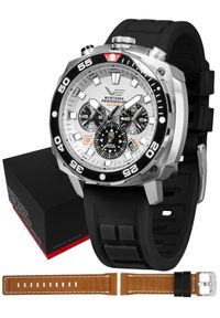 Zegarek męski Vostok Europe VK67-650A722SB czarny. Kolor: czarny #1