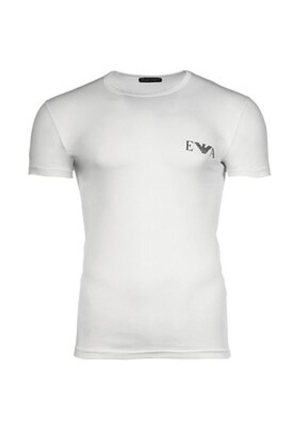 Emporio Armani T-Shirt 30554 Biały Slim Fit. Kolor: biały