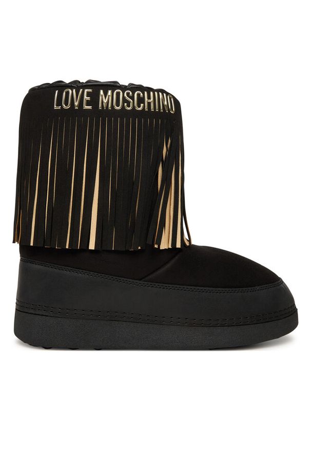 Love Moschino - Śniegowce LOVE MOSCHINO. Kolor: czarny