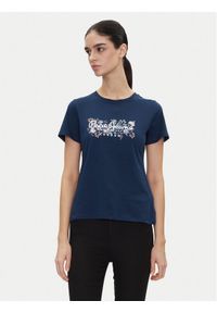 Pepe Jeans T-Shirt Rosalind PL506034 Granatowy Regular Fit. Kolor: niebieski. Materiał: bawełna #1