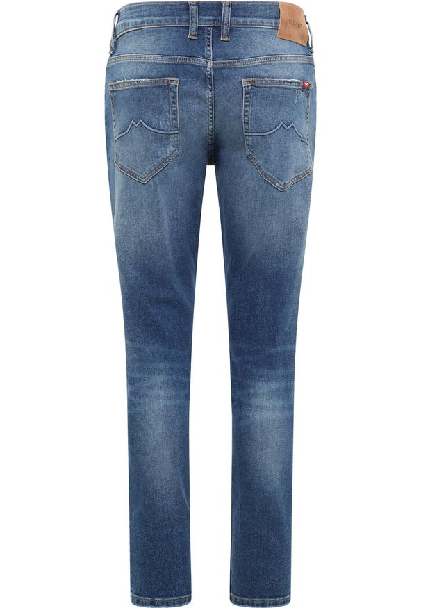 Męskie Spodnie Jeansowe Mustang Style Toledo Tapered Denim Blue 1016325 5000 434