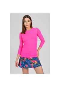 NESSI SPORTSWEAR - Koszulka z długim rękawem do biegania damska Nessi Sportswear Longsleeve Ultra. Kolor: różowy. Długość rękawa: długi rękaw. Długość: długie. Sport: bieganie